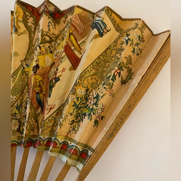 Vintage Tijuana Mexican “Bullfighting” Vintage Fan - Picture 7 of 13